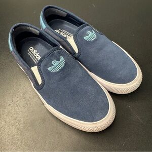adidas Shmoofoil Blue Sneakers with Comfortable Slip-On Design